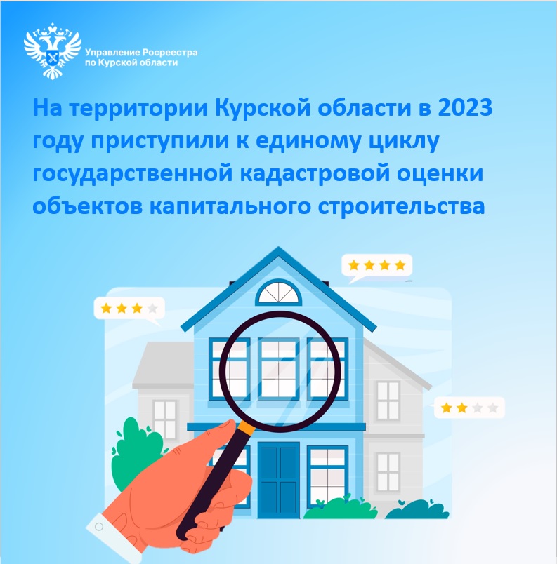 На территории Курскойобластив 2023 году приступили к единому циклу государственной кадастровой оценки объектов капитального строительства.